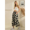 Oli&Hali Frayed Hem Checkered Pants