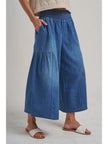Wide Flared Leg Boho Western Denim - BON
