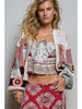 Patchwork Chenille Knit Crochet Cardigan - POL