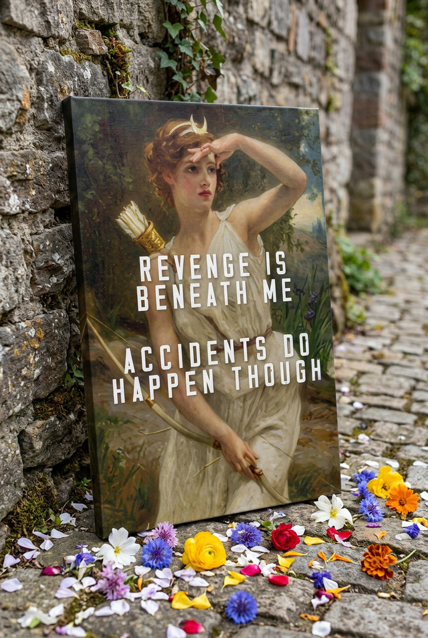 Revenge is Beneath Me Canvas