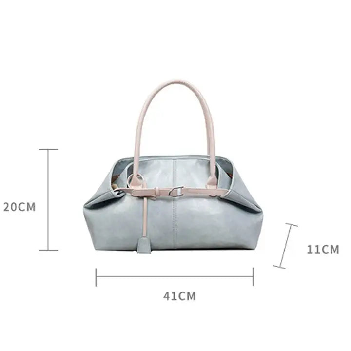 Blue Shoulder Handbag
