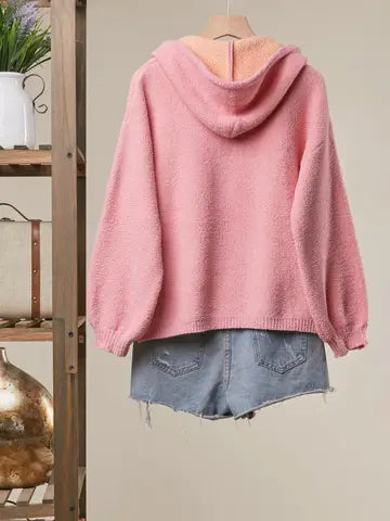 Blooming Daisy Knit Hoodie - Mello