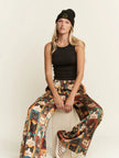 Cat Portrait Wide Leg Pants - Jade By Jane