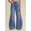 Listicle Wide Leg Panel Jeans