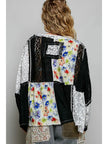 Bohemian Lace Black Balloon Sleeve Top - POL