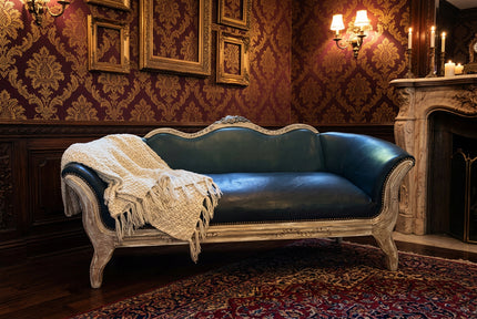 Vintage Victorian Carved Settee