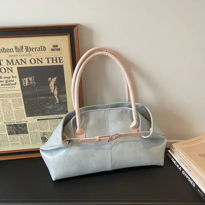 Blue Shoulder Handbag
