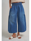 Wide Flared Leg Boho Western Denim - BON