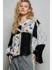Bohemian Lace Black Balloon Sleeve Top - POL
