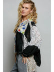 Bohemian Lace Black Balloon Sleeve Top - POL
